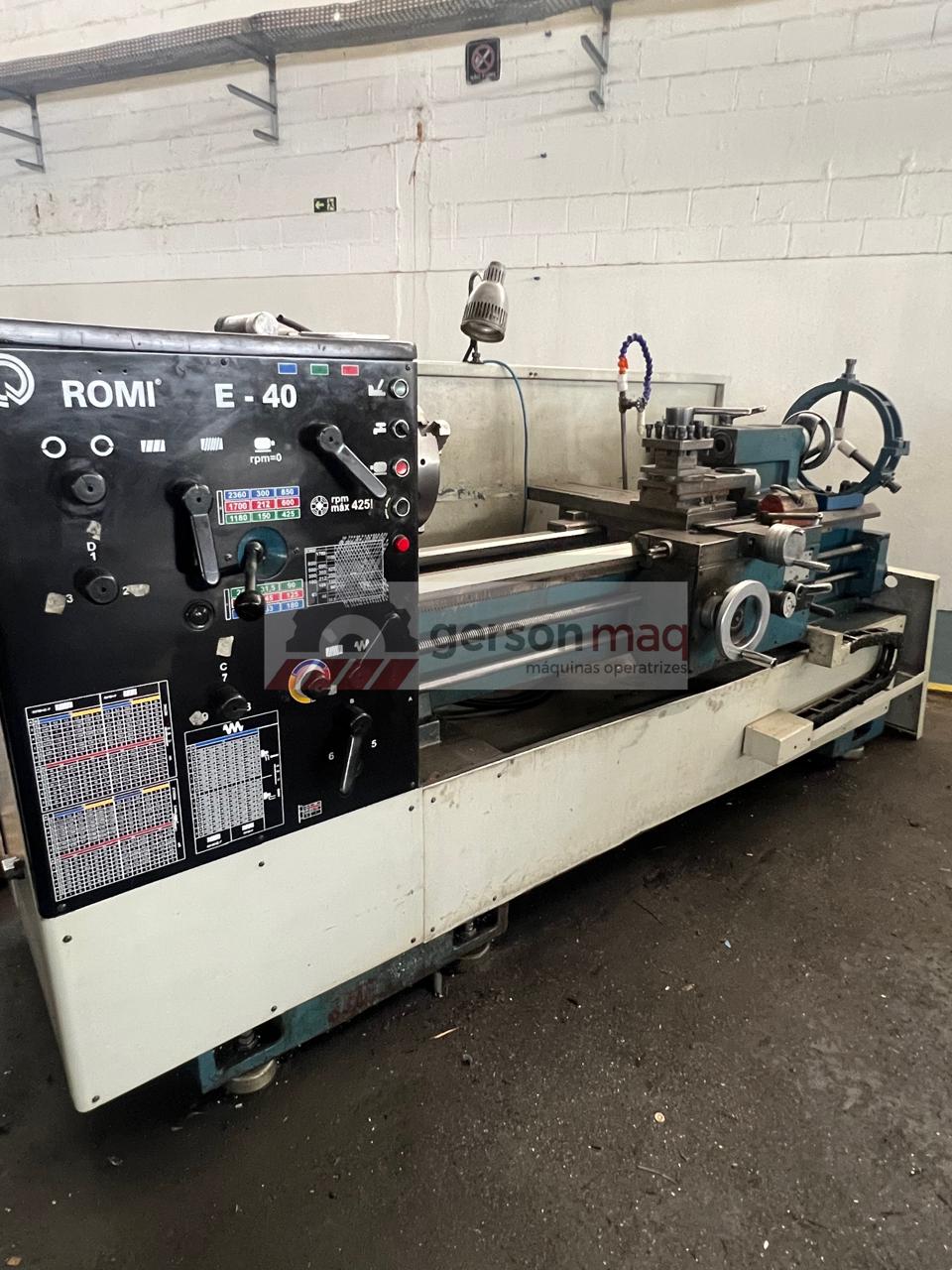 TORNO MECANICO ROMI E-40 - 510 X 1500 mm